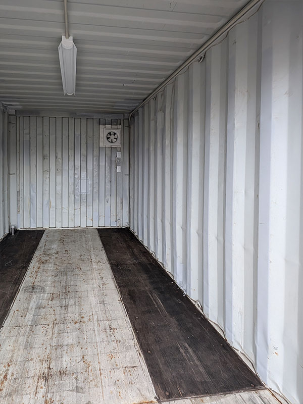 シャッター付コンテナ