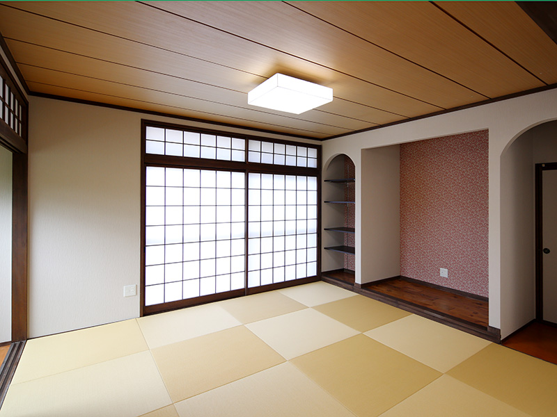 上質な素材感にこだわった家